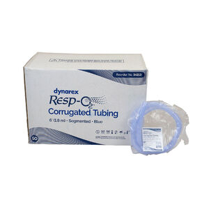 Corrugated Tubing 6' (1.8 m) Segmented, Blue